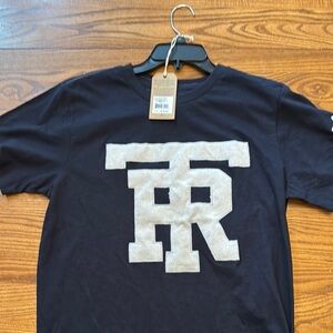 True Religion Blue and White Short Sleeve Tee new with tags